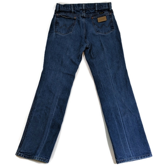 Vintage Men's Wrangler Straight Leg Jeans 34x32 - Picture 4 of 8